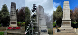 monument restoring - before and after
